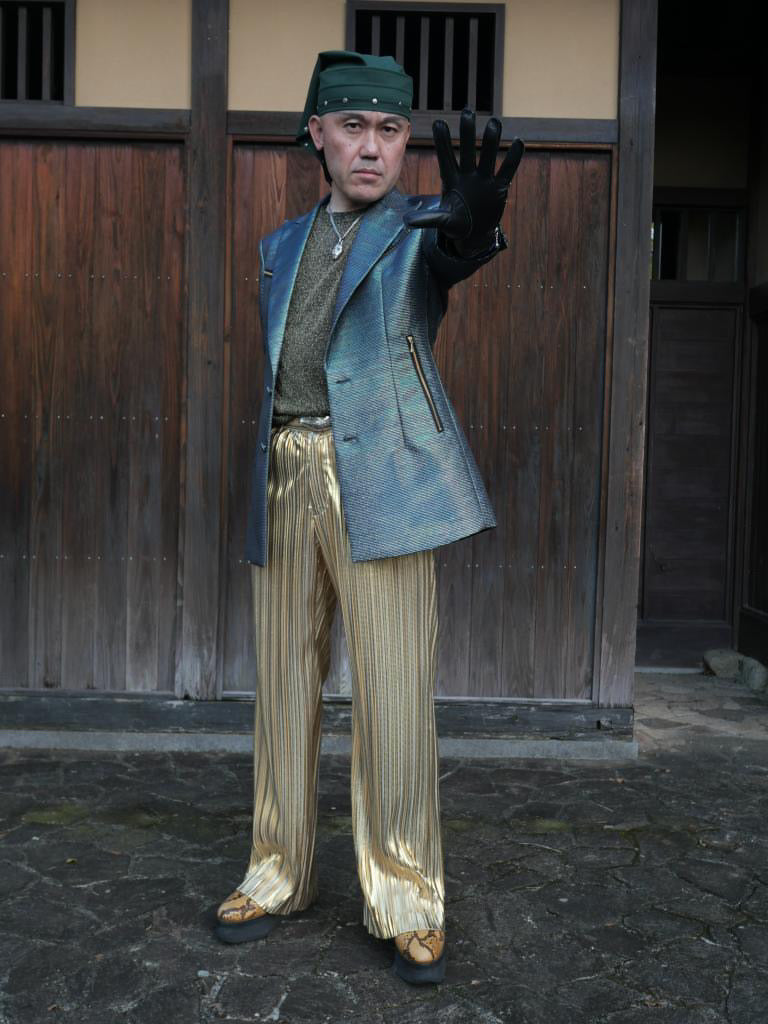 グログランジャケット　エメラルドグリーン
